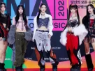 New Jeans no Melon Awards, uma das premiações de k-pop