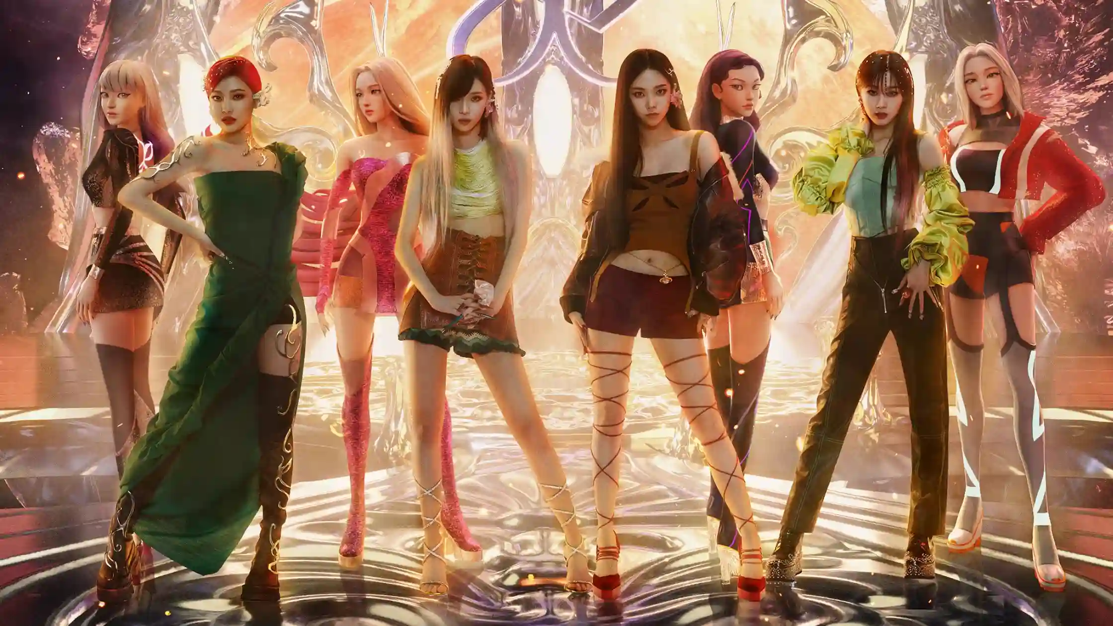 foto do aespa, um dos grupos das gerações do k-pop