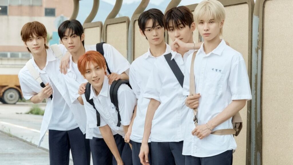 Foto do TWS, um dos grupos de k-pop da 5ª geração