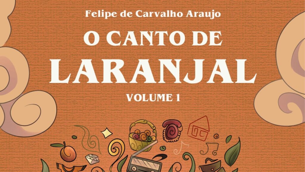 Capa do livro "O canto de laranjal"
