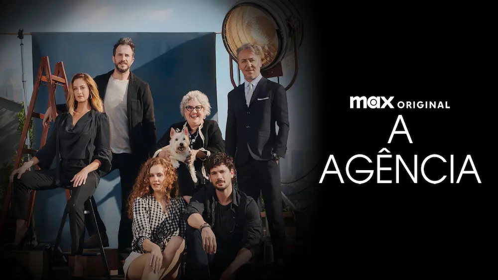 Imagem promocional da novela A Agência