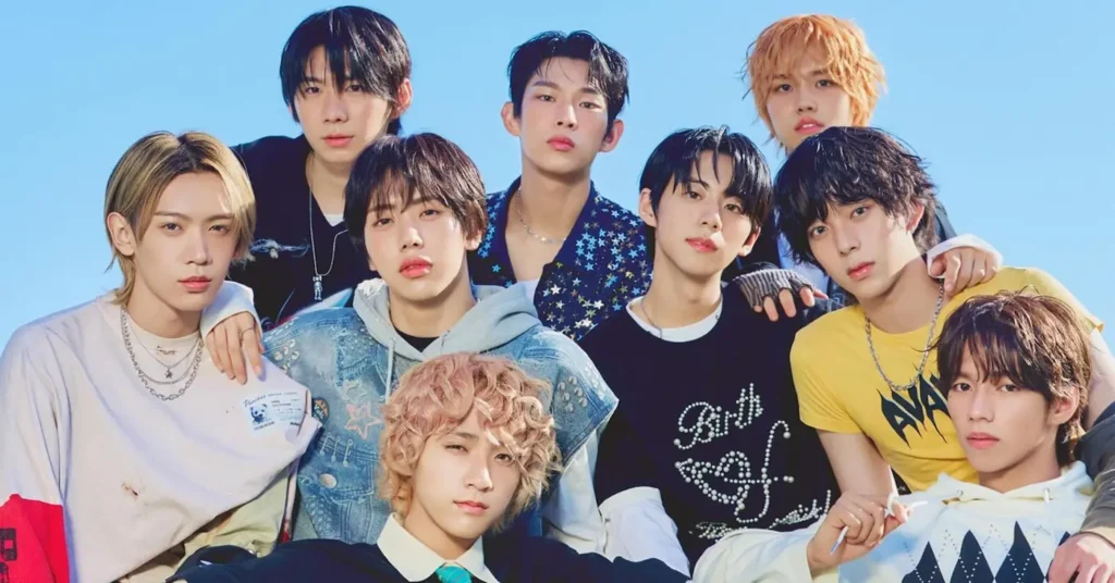 Foto do grupo de k-pop AHOF