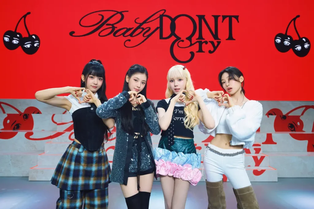 Foto do grupo de k-pop Baby Don´t Cry