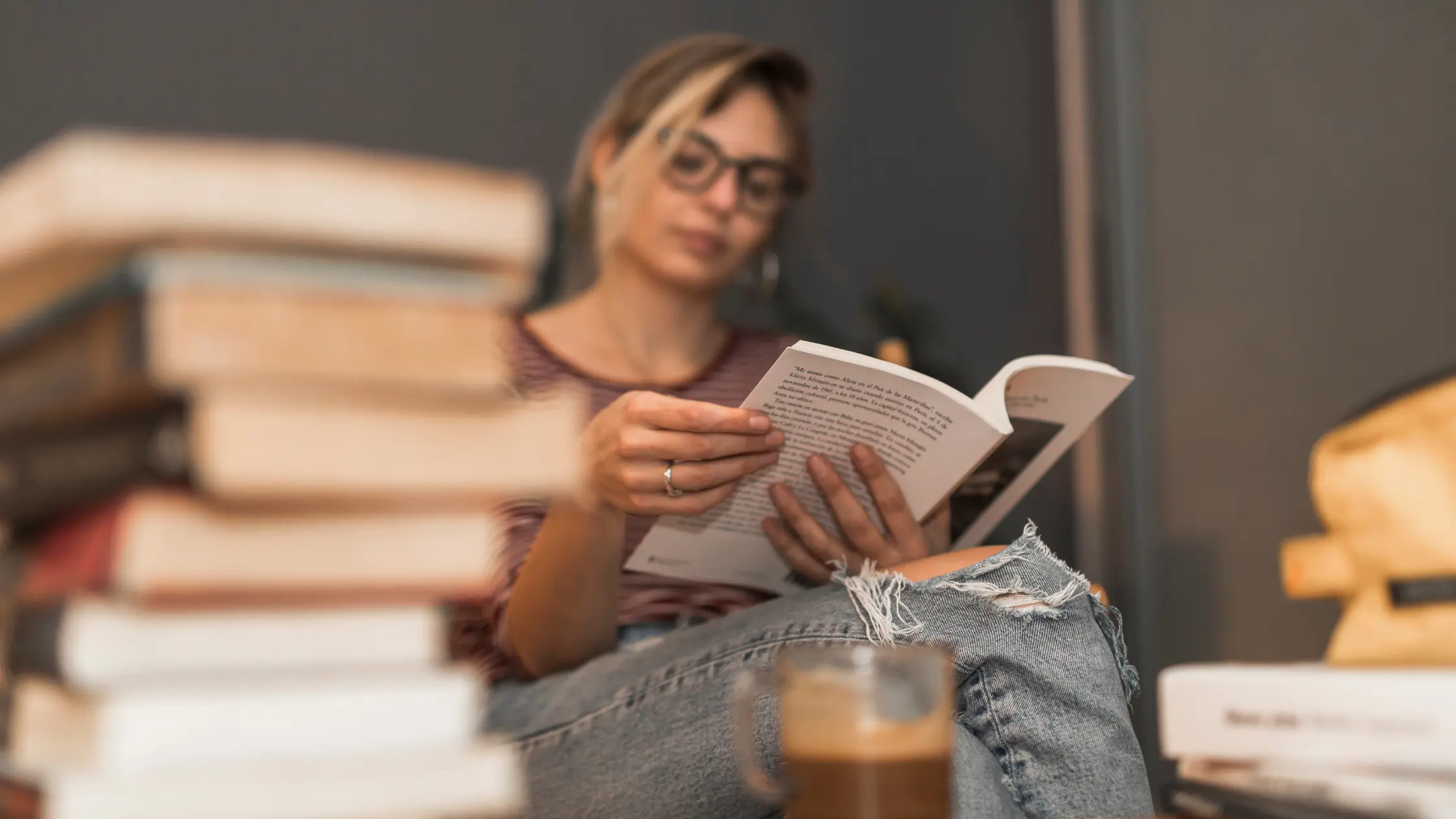 Imagem ilustrativa de um cantinho da leitura