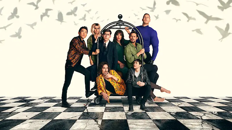Imagem promocional de The Umbrella Academy 