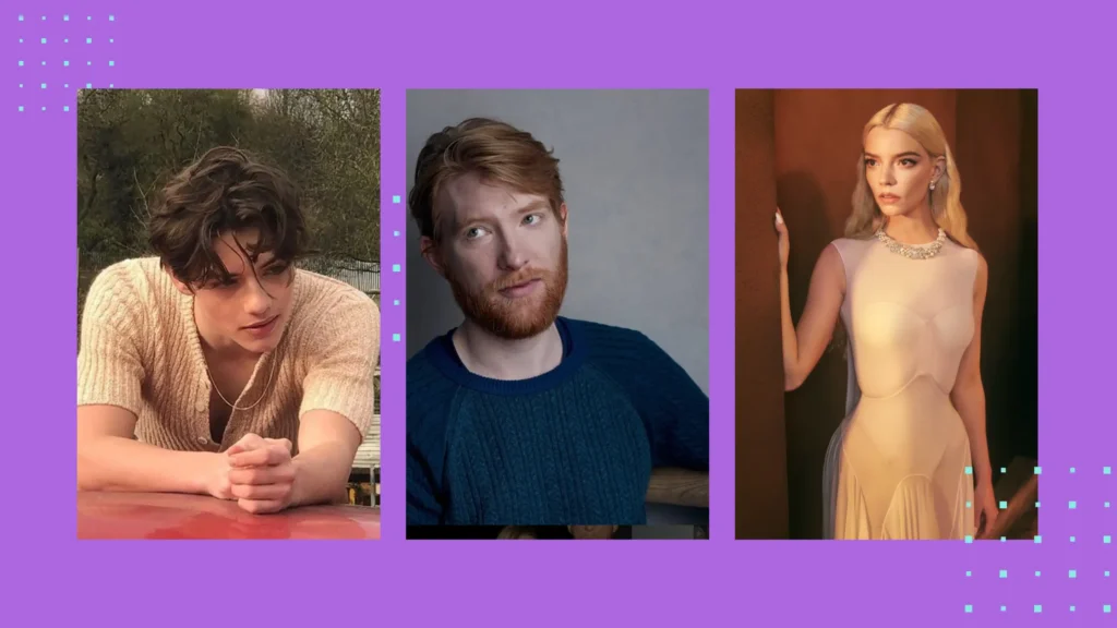 Foto com uma sugestão de elenco para uma adaptação de O Nome do Vento