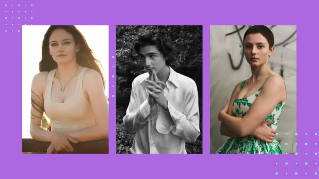 Foto com uma sugestão de elenco para uma adaptação de O Príncipe Cruel