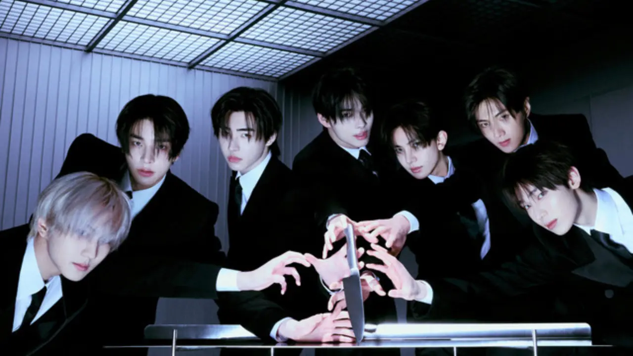 Foto do Enhypen, um dos grupos formados em reality shows k-pop