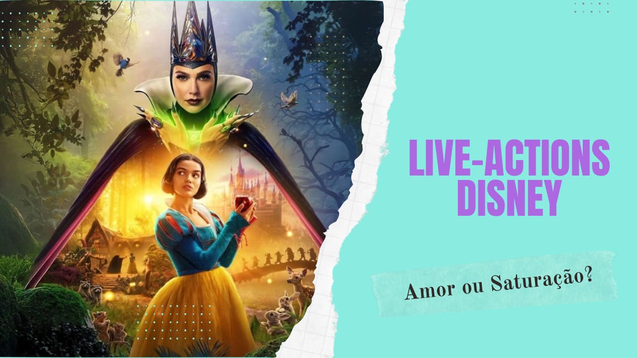 Imagem com live-actions da Disney