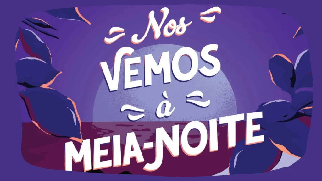 Capa de capa de Nos vemos à meia-noite, um dos novos livros de 2025