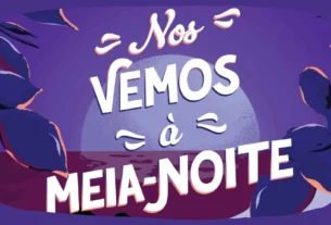 Capa de capa de Nos vemos à meia-noite, um dos novos livros de 2025