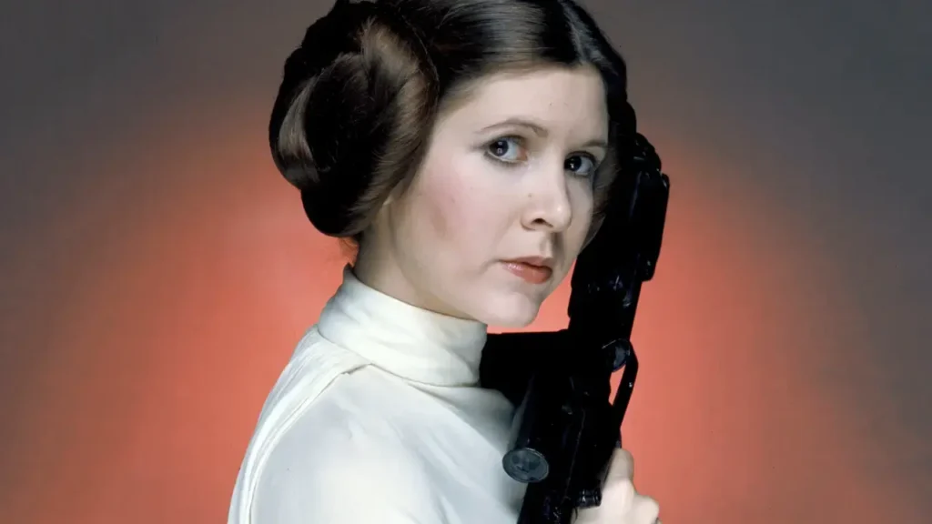 Foto da Princesa Leia, uma das personagens femininas de Star Wars
