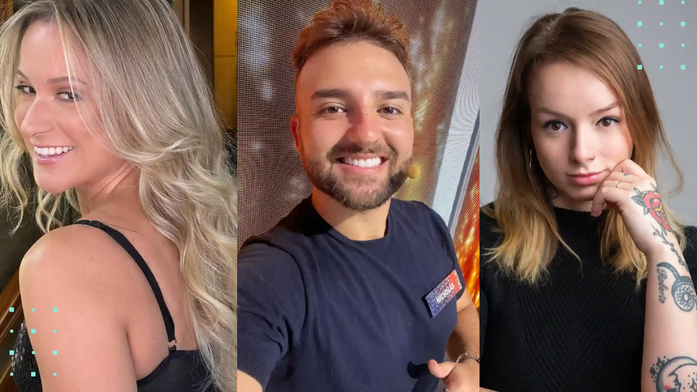 Imagem com alguns dubladores de doramas