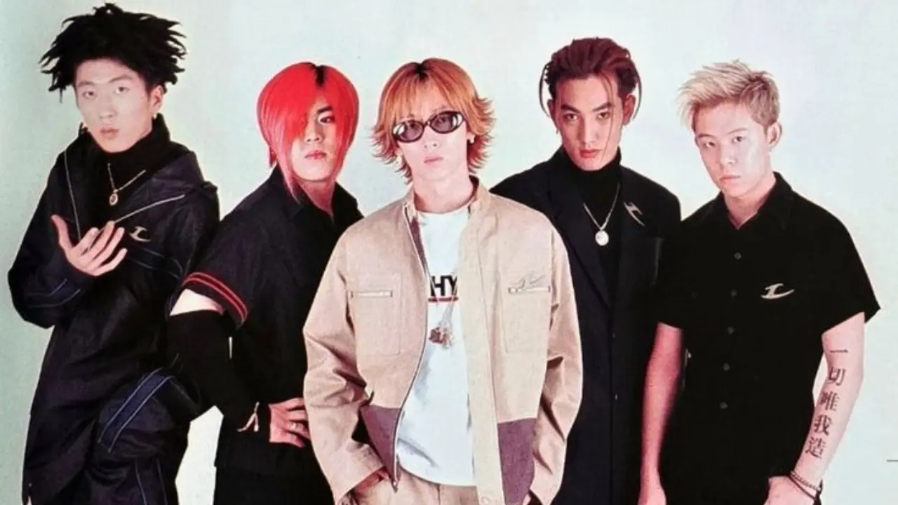 Foto do H.O.T, um dos grupos da 1ª geração do k-pop