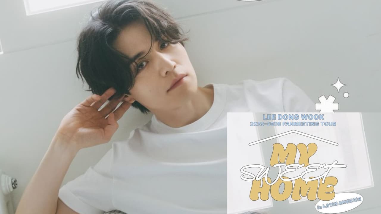 Poster promocional do evento de Lee Dong Wook no Brasil