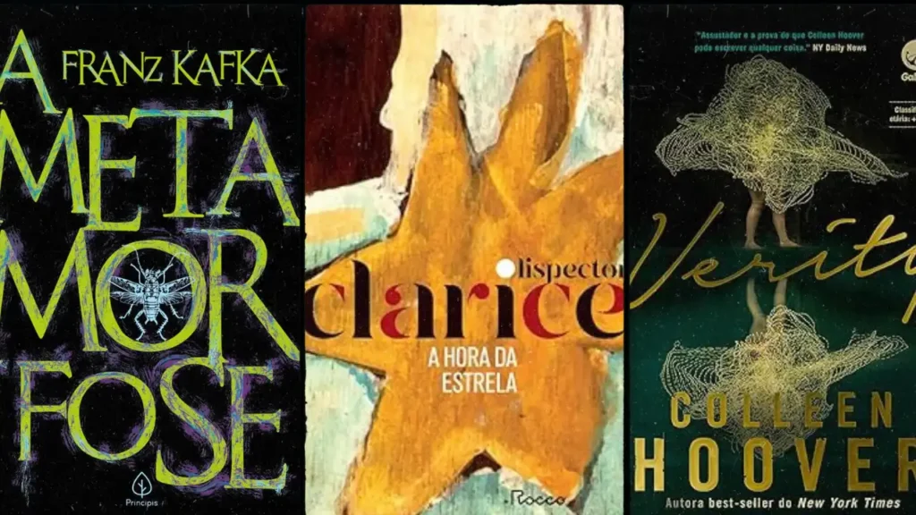 Imagem com alguns dos livros mais vendidos na Amazon em 2025