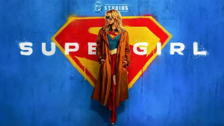 Banner de Supergirl, um dos filmes de heróis de 2026