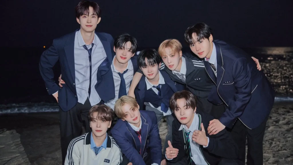 Foto do Alpha Drive One, um dos novos grupos de K-pop 2026