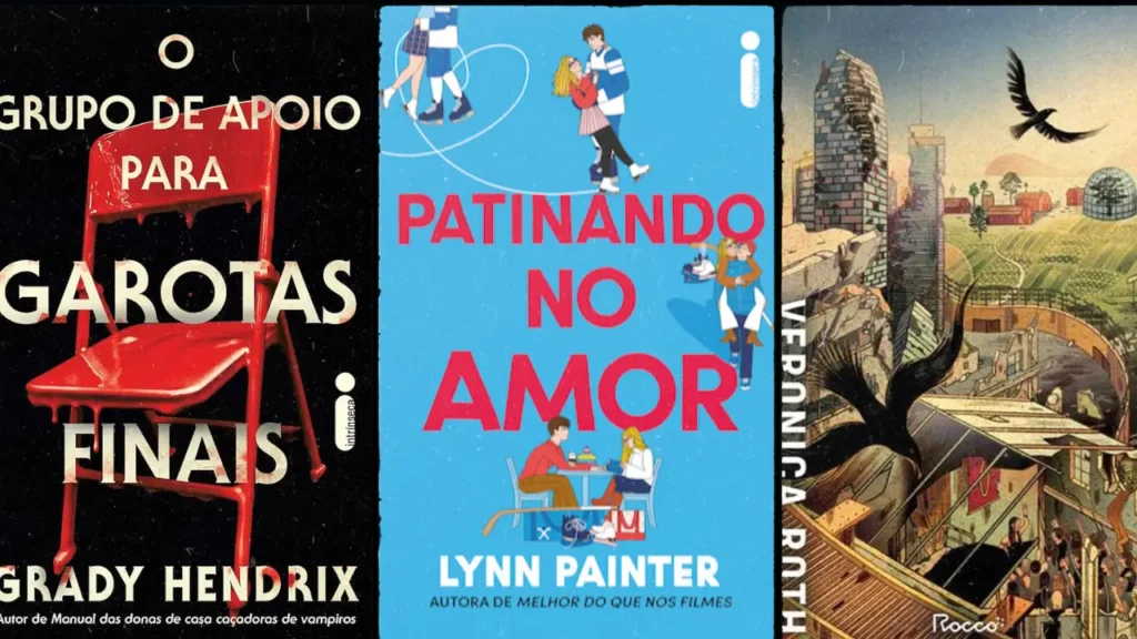 Imagem com alguns dos novos livros lançados em janeiro de 2026