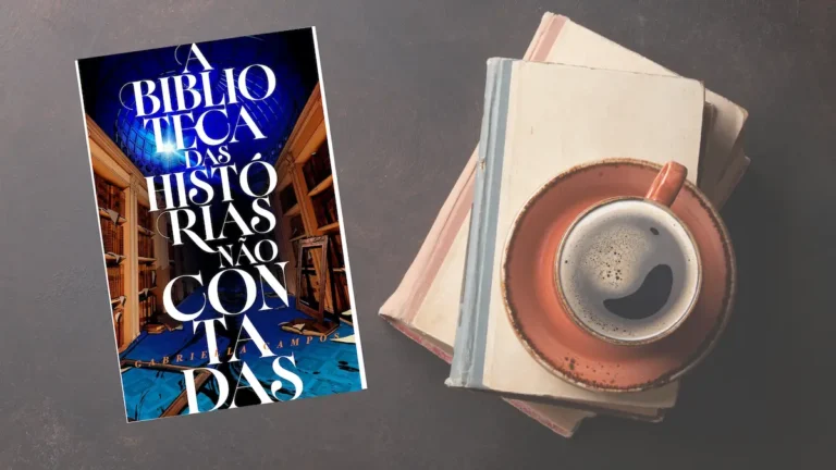 Imagem com o livro A Biblioteca das Histórias Não Contadas