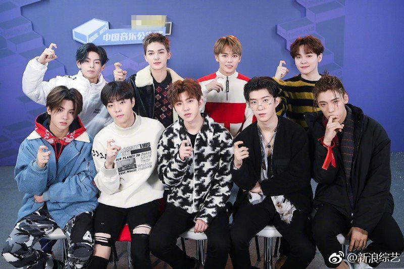 Foto do grupo de C-pop Nine Percent