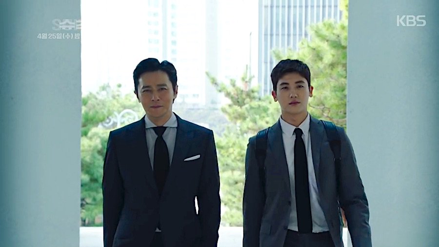 Imagem promocional de Suits, um dos doramas de advogados