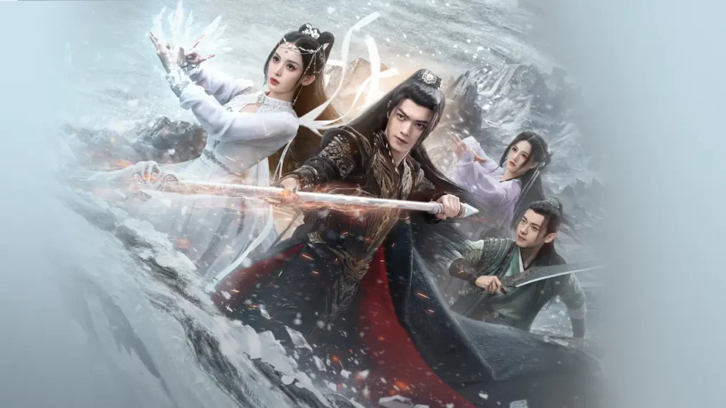 Imagem promocional do drama Senhor da Águia da Neve, um exemplo de xuanhuan