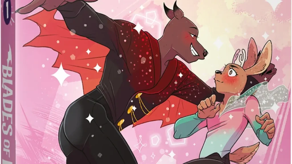 capa do livro blades of furry