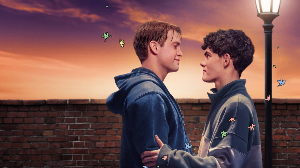 Imagem promocional da série Heartstopper