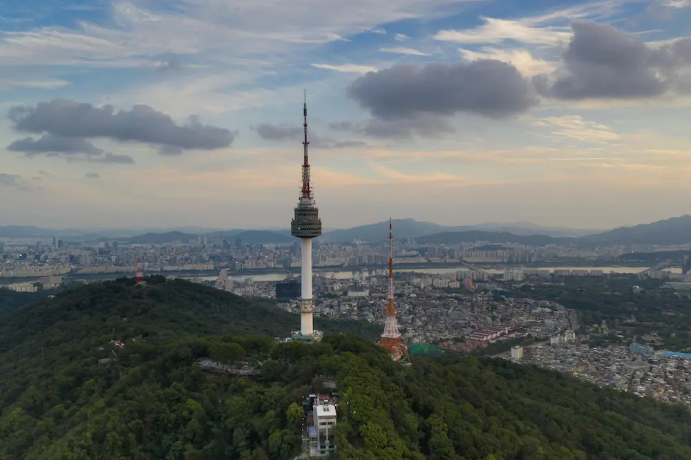 foto da N Seoul Tower (Torre Namsan)