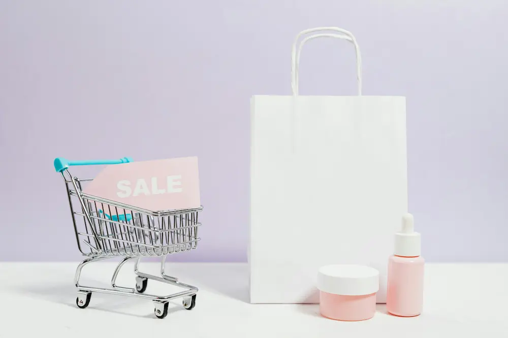 imagem com produtos de skincare