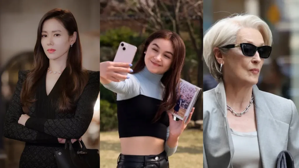 imagem com personagens que representam diferentes estilos da moda