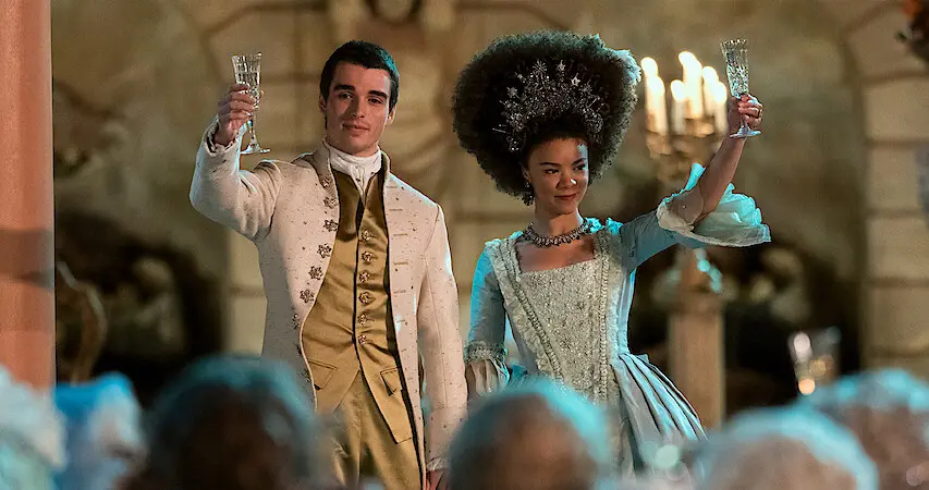 Imagem promocional da série Rainha Charlotte