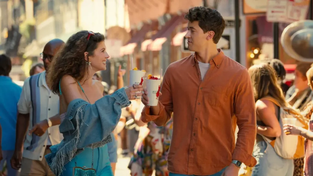 Imagem promocional do filme de férias com você