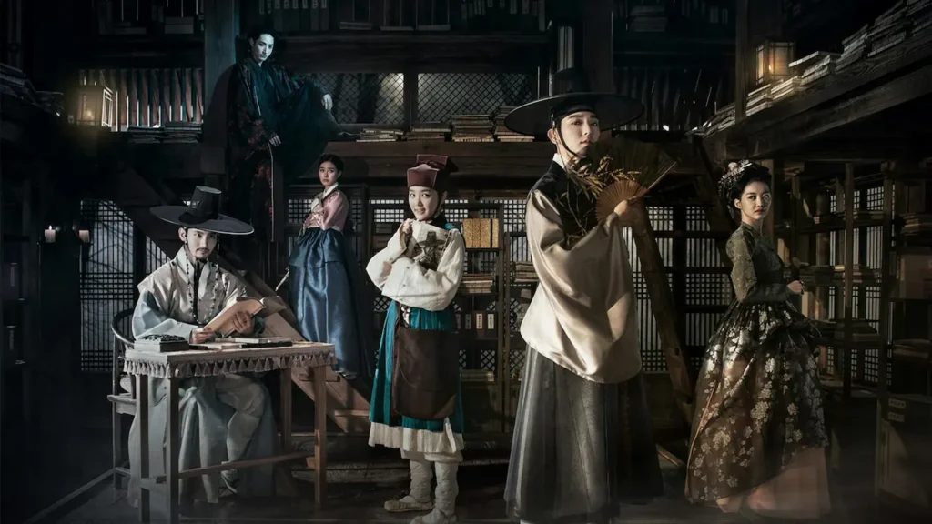 Imagem promocional de O Erudito Que Anda à Noite, um dos Doramas de vampiros 